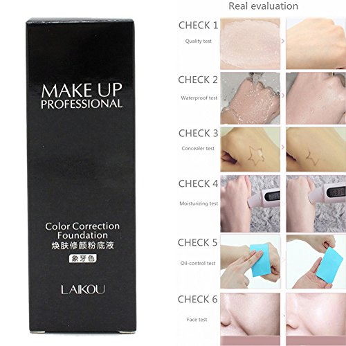 Unisky Whitening Moisturizing Conceale Liquid Foundation Makeup Bare Essential - 3