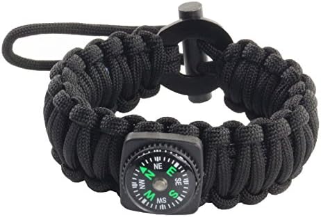 Kadyn durable multi-purpose paracord compass survival bracelet