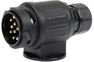 OROK Spotlight - Fiche mâle 13 Broches remorque, Prise remorque 13 Broches Plastique - 1 pièce - Prise à Installer sur la remorque - Convient à Tous Types de véhicules, NC