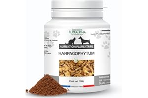LABORATOIRE FLORALPINA Harpagophytum Naturel pour Chien et Chat | Complément Alimentaire Anti Arthrose | Anti Inflammatoire soulageant Les Articulations | Griffe du Diable