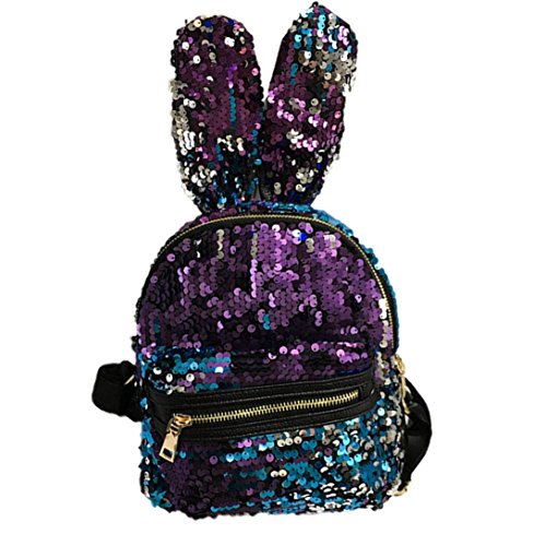 Preisvergleich Produktbild Fashion Mädchen Pailletten Rucksack Frauen Freizeit Schule Tasche fcostume Travel Pack Rucksäcke