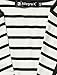 Allegra K Women Notched Lapel Striped Blazer Jacket XS (UK 4)