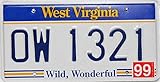 US-Staat: West Virginia US Nummernschild WEST VIRGINIA Kennzeichen # USA License Plate # Autoschild