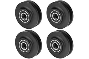 Wifehelper 4 Rotelle Scorrevoli per Porta, per Armadio, Ferramenta, Armadio, Finestra, Puleggia Scorrevole