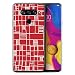 Produktbild eSwish Gel TPU Hülle/Case für LG V40 ThinQ/Rot Muster/Lu Summers Zäune Kollektion