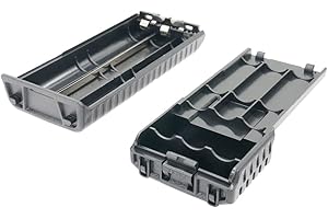 ZHIXTEU 6*AA Extended Battery Case for Baofeng UV-5R, UV-5R+Plus, UV-5RB, UV-5RE, UV-5RE+Plus TYT : TH-F8, TH-UVF9, TH-F8D, TH-UVF9D