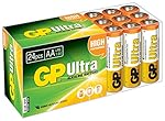 GP Batteries Ultra High Performance AA Battery - Chrome/Black/Red (Pack of 24)
