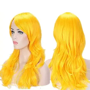 S-noilite Anime Cosplay Wigs Big Wave Wig Laye With Bangs And Cap Wigs 24
