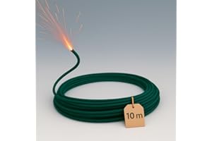 ZENDA CLUB® – Mèche Lente VISCO 2 mm – 10 Mètres – Combustion 1 cm/seconde – Fusible Retardateur d’Allumage – Cordon d’Allumage pour Feux d’Artifice