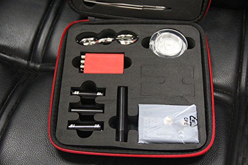 Master 6 in 1 DIY tragbar Coil Jig Tool Kit mit Ohm Meter, Gewundenen Tools Set mit Keramik Pinzette & Vise für RDA - 4