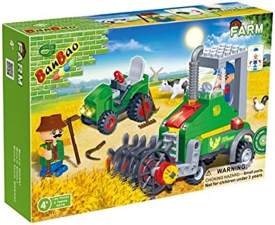 JJays Store Fits With All Leading Brands BanBao Building Brick Construction Toy 130 Piece Mini Harvester Suitable for Boys, Girls, Kids, Children Ages 4 Plus