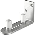 ETIASQSA Sliding Barn Door Stainless Steels Adjustable Roller Floor Guide Wall/Door Bottom Guide