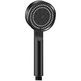 FUSTY Glee Turbo Series 5 Fonksiyonlu Duş Başlığı - Y&uuml;ksek Basın&ccedil;lı Kaliteli El Duşu (3 Renk Se&ccedil;eneği) (Siyah)