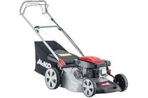 AL-KO Easy 4.6 SP-S - Tosaerba a a benzina, Scoppio semovente, 140cc OHV, Alzo Centralizzat, Cesto 60l tela, Ideale 1.400mq