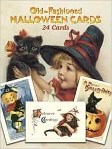 old fashioned halloween cards