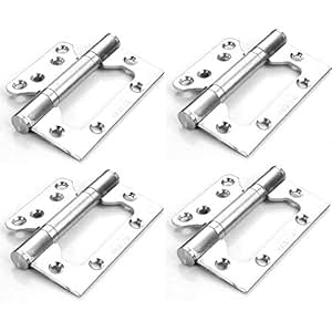 Edelstahl Türscharnier, 4 Stück Türangel Scharniertür aus Edelstahl