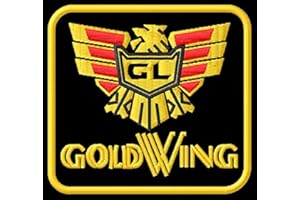 Masterpatch Écusson « Hon Gold Wing Goldwing GL » pour moto Honda Goldwing GL Bikers Aufnäher parche Bordado brodé patche écusson Toppa ricamata