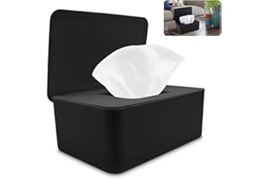 Aohcae Feuchttücher Box, Box Feuchtes Toilettenpapier Feuchttücher Box Baby, Feuchttuchbox Schwarz Tücherbox Aufbewahrungsbox