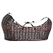 Isabella Alicia Marshmallow Izzy Pod Oak Moses Basket (White)