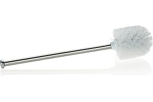 Kela Szczotka WC ze stali nierdzewnej 7,5 x 35,5 cm w kolorze białym, 7,5 x 7,5 x 35,5 cm