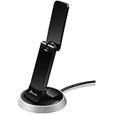 TP-Link T9UH Archer Scheda Wireless Dual Band AC1900Mbps, 4 Antenne Interne, USB 3.0, Pulsante WPS, Beamforming, Nero