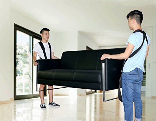 Herausnehmbar Tragegurt Schulter Hebegurt für Möbel und Umzug – 2 tlg - 4