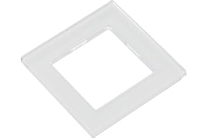 Jung Rahmen Glas 1fach Serie A Creation alpinweiß, 1 Stück, AC 581 GL WW