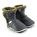 Snuggle Feet Classic Blue Leather Baby Boots | 24-36 Months