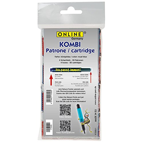 Online 17026 – Kombipatronen, 4 Pack, blau - 2
