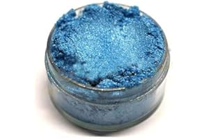 KandyDip Effektpigment Blizzard Blue Pearl Perlglanz Metallic Farbpulver Pigment für Epoxidharz Autolack Sprühfolie Aquarell Seife Powder (25 Gramm)