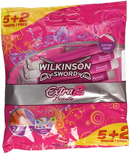 Wilkinson Sword Extra 2 Beauty Disposable Razors - Pack of 2, Total of 10 Razors