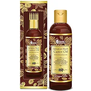 Oriental Botanics Jamaican Castor Oil For Hair and Skin Care - With Comb Applicator, 200 ml with Jamaican Castor Oil for Healthy Skin & Hair | Cruelty Free & Vegan | No Mineral Oils