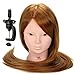 Neverland Beauty 24" 50% Real Human Hair Hairdressing Cosmetology Mannequin Manikin Training Training Head With Clamp Stand