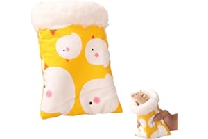 BQRKOTM 1 Pieza Nido de Algodón Cálido, Cama de Felpa para Animales Pequeños, Saco de Dormir para Cama, Cobayas Accesorios, Cama Cobaya, para Cobayas, HáMsteres, Erizos, Ardillas