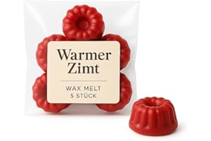 Duftwachs Warmer Zimt | 5er Set - Duftkerzen | Duftmelt