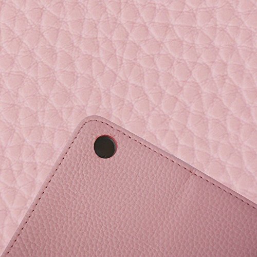 iPad Air Air 2 Hülle MaxiRel 9.7 Zoll Case Hohe Qualität Ultra Slim Superleichte Schutzhülle Lederhülle Rosa Schutzhülle Tasche Smart Case mit Schlaf / Wach und Standfunktion für Apple iPad Air/Air 2 - 6