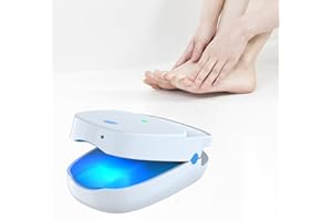 iKeener Dispositivo Terapia Láser Hongos Uñas,Uso Doméstico, removedor uñas Dolor,Limpieza y Reparación Hongos Las Uñas Los Pies,Tratamiento y Cura Hongos en Uñas (Blanco)