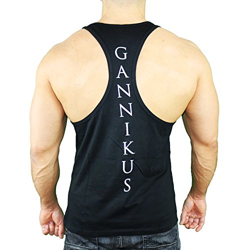 GANNIKUS® Stringer / schwarz / 100% Baumwolle / der erste offizielle Gannikus Stringer - 3