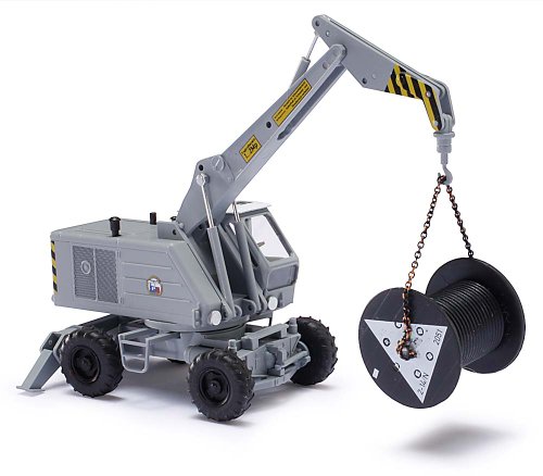 Preisvergleich Produktbild Busch 42879 - Mobilbagger T174-2, VEB mit Kabeltrommel