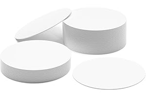 SANPOPO 50 Pezzi NFC Card,NTAG215 NFC Tag,Bianco NFC 215 Tag,25mm Rotondo NFC Moneta Card,Memoria da 504 Byte compatibile con TagMo e Amiibo abilitato telefoni cellulari e dispositivi