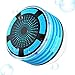 Produktbild Ultra Tragbare Wireless Dusche Bluetooth Lautsprecher mit wasserdicht IPX7, HD Sound und Bass, Staub integrierter Mini Mikrofon und Freisprechfunktion, Saugnapf, Dusche Radio mit FM Radio für iPhone IPOD IPAD Handys – Blau