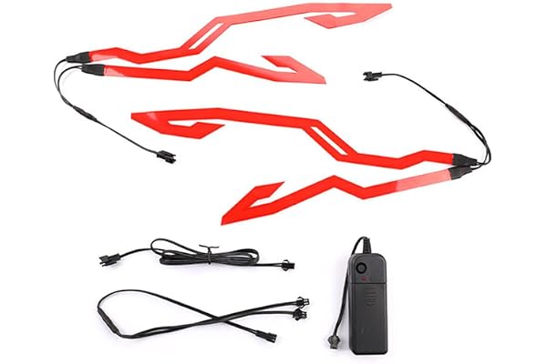 Asudaro Bande lumineuse pour casque de moto, Lumière pour casque de moto rechargeable Kit de décoration Le pour la conduite de nuit pour la plupart des casques avec étiquette de signal LED