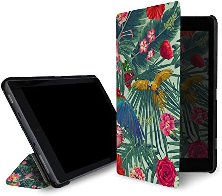 caseable lightweight standing cover for Fire 7 Tablet (7th generation - 2017 Release only), Tropic Fun (with Auto Wake/Sleep)