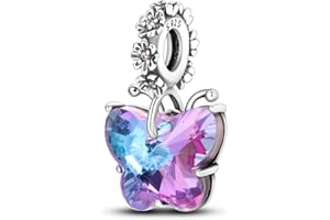 CYCUFF Sterling Silver Charms 925 per Bracciale Europeo, Collane Pendente Perline Gioielli Regalo per Le Donne Amici di Famiglia