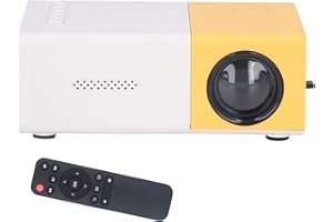 SXHLSELLER Mini Projector, 24 to 60 Inch 1920x1080 Portable Video Projector, Smart Home Theater Projector, Compatible with Notebook, Game Consoles, TF Memory Cards, Set Top Boxes