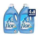 Suavizante para Ropa Flor Suavizante Regular Azul - 72 Dosis