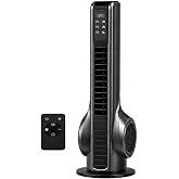 Turbo Akıllı Fan 70W Uzaktan Kumandalı Kule Vantilat&ouml;r, Aromaterapi &Ouml;zellikli, Dokunmatik LED Ekranlı, 3 Hız Kademeli, 3 Modl