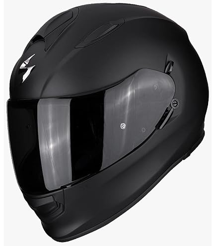 Scorpion EXO-520 Air Casco Moto Integrale - Nero Opaco/Argento, Visiera Parasole Pinlock, Predisposto Bluetooth, Taglia XXL - 5