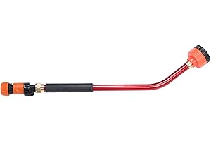 PSSOPP Lanza Rociadora de Riego, Lanza Rociadora Pistola Rociadora Larga Manguera Telescópica Rociador de Jardín Varita de Riego de Jardín Reemplazo de Lanza Rociadora para Lavado de (60CM)