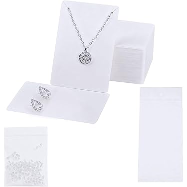 Beebeecraft 6Pcs Sieraden Pouch Papaya Zweep Fluwelen Doek Zakken Gebroken Wit Gift Opbergtas met Snap Sluiting Voor Sieraden Ketting Armband Verpakking 10x10cm